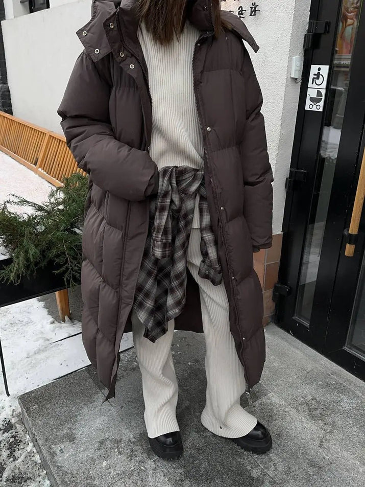 BellePuffer™ - Belted Slim Fit Winter Coat | Looks Femininos - GlowNova